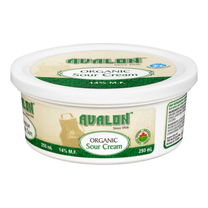 Avalon Sour Cream 14% M.F. Organic 250ml