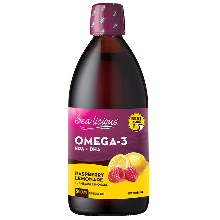 Sea-licious Omega-3 with EPA + DHA - Raspberry Lemonade  500ml
