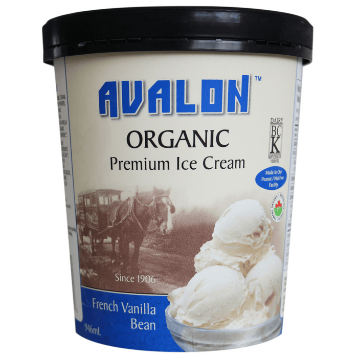 Avalon Organic Vanilla Ice Cream 946ml
