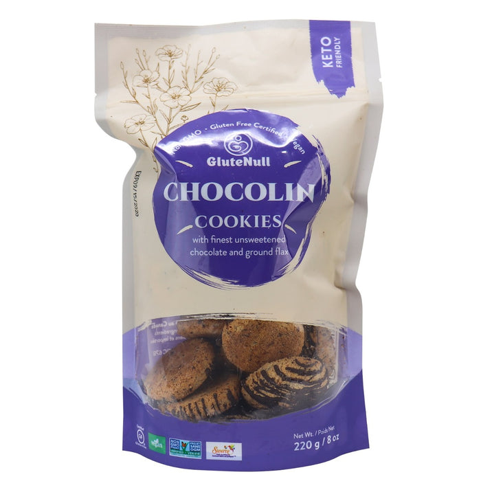 GluteNull Gluten Free Vegan Cookies - Chocolin 220g