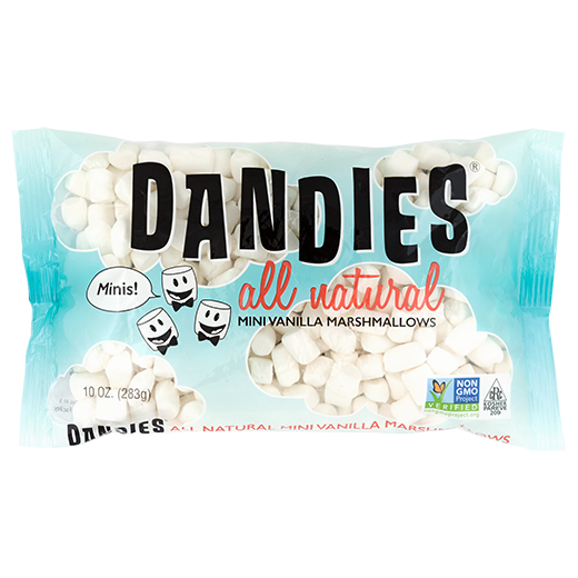 Dandies Vegan Marshmallows, Air Puffed, Classic Vanilla - Minis 283g