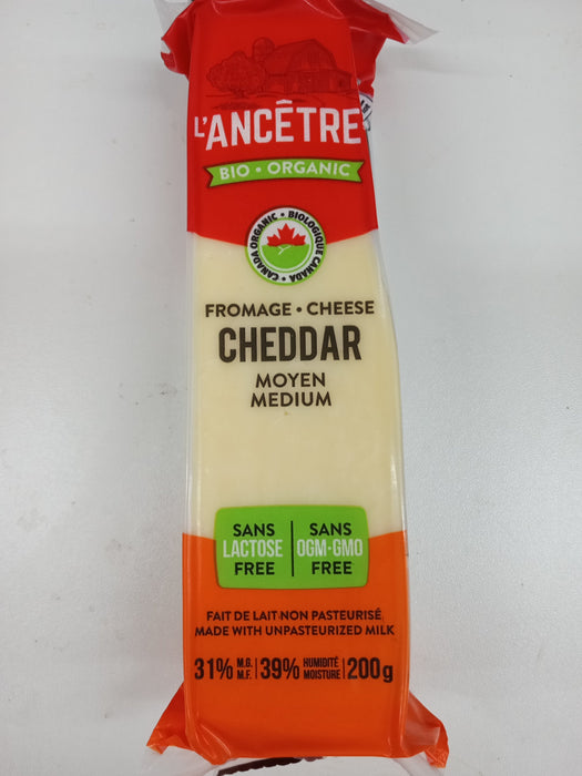 L'ancetre Organic Cheddar Medium - Lactose Free) 200g