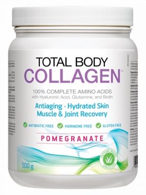 Total Body Collagen 100% Complete Amino Acids Pomengranate 500gpomgrnt