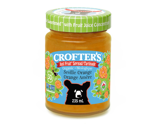 Crofter's Organic Just Fruit Spread - Seville Orange 235ml