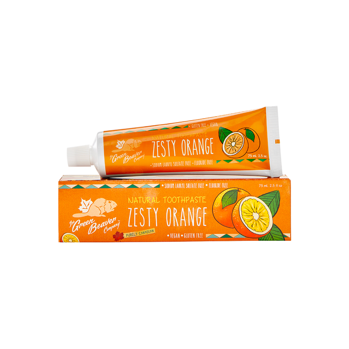 The Green Beaver Company Natural Toothpaste (Zesty Orange) 75ml