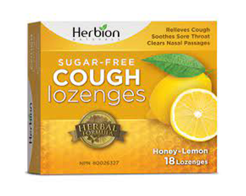 Herbion Naturals Sugar-Free Cough Lozenges - Lemon 18lozenges