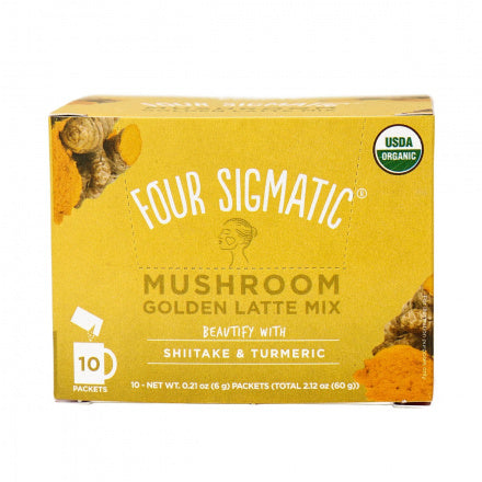 Four Sigmatic Mushroom Golden Latte with Shiitake & Tumeric Mix 10x6g