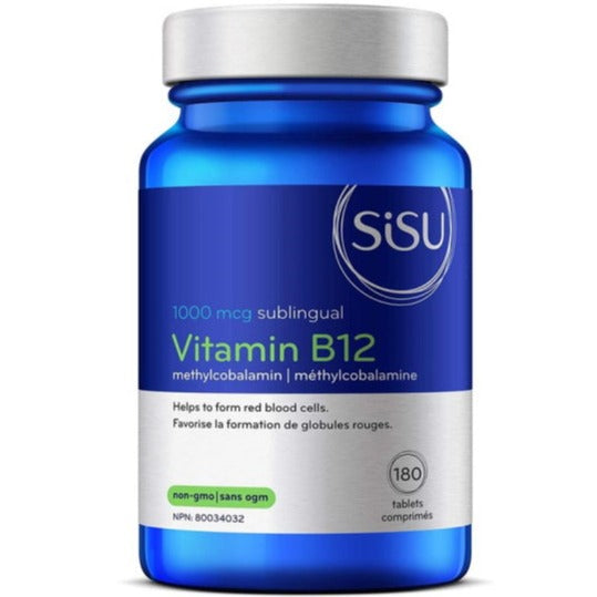 SISU Vitamin B12 1000mcg Sublingual 180 Tablets