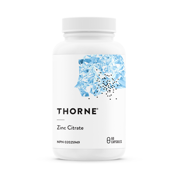 Thorne Zinc Citrate 60 Capsules