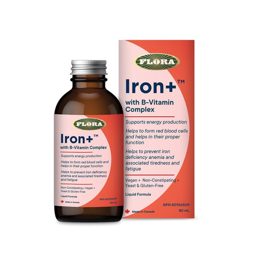 Flora Iron+ With B-Vitamin Complex 80ml