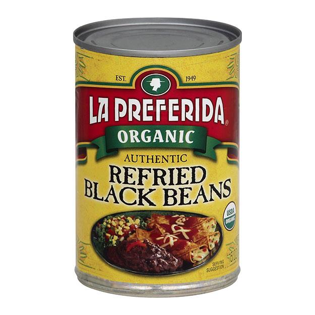 LaPreferida Organic Refried Black Beans 398ml
