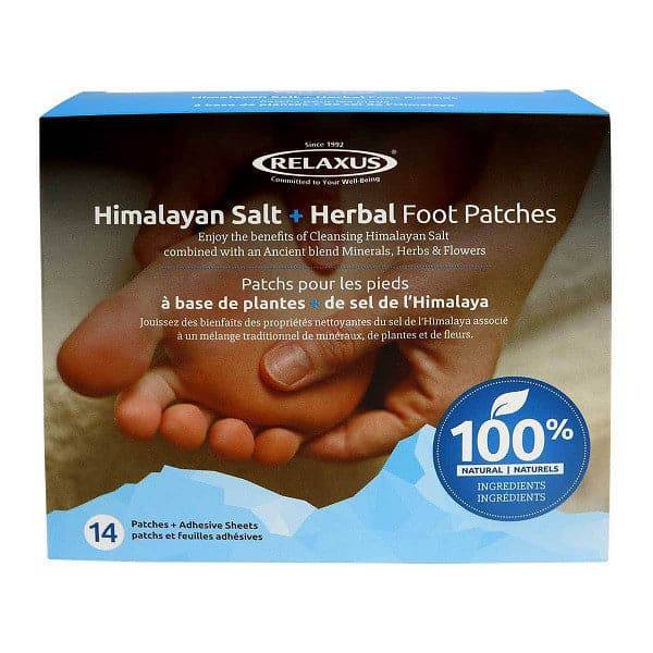 Relaxus Himalayan Salt & Herbal Foot Patches 100% Natural Ingredients 14Patches