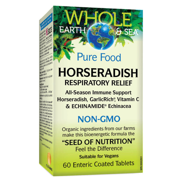 Whole Earth & Sea Horseradish Respiratory Relief 60tablets