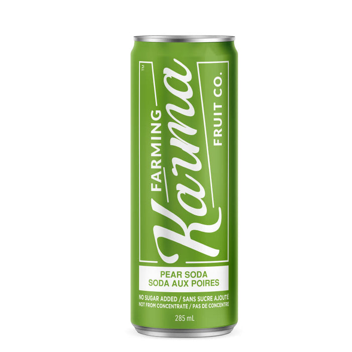 Karma Fruit Soda, Pear (Single Can) 285ml