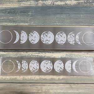 Nature's Expression Selenite Incense Bar Moon Phase