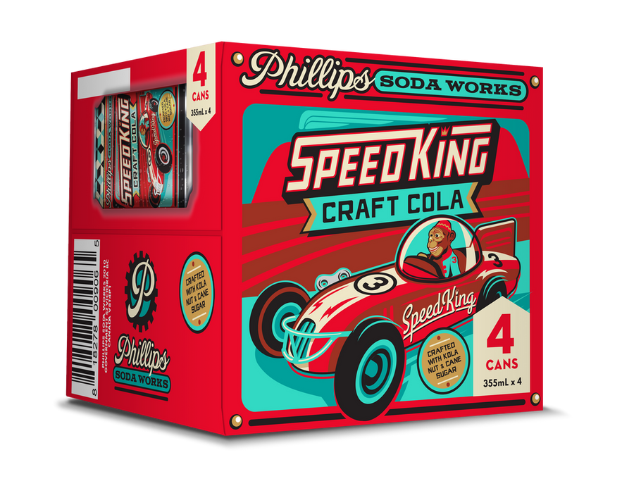 Phillips Soda Works Speed King Craft Cola 4 Pack