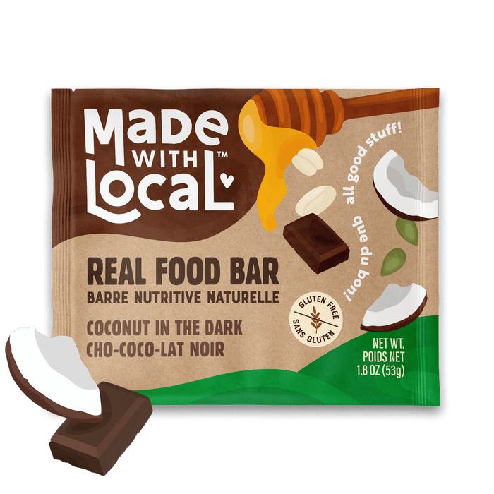 Made With Local Real Food Bar, Gluten Free, Coconut In The Dark 53g