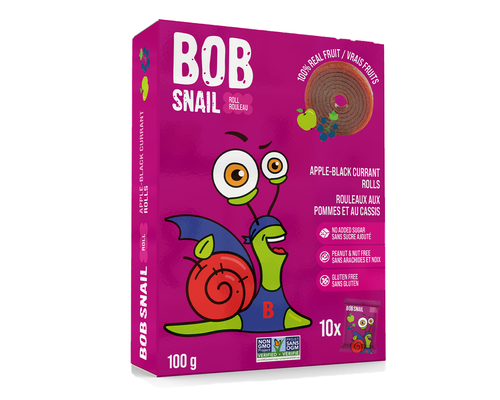 Bob Snail 100% Real Fruit Roll, Apple Black Currant 84g