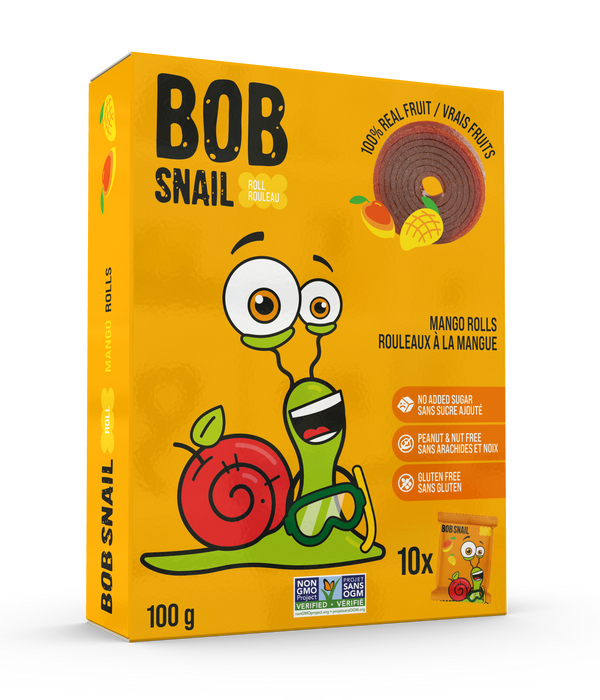 Bob Snail 100% Real Fruit Mango Rolls 100g