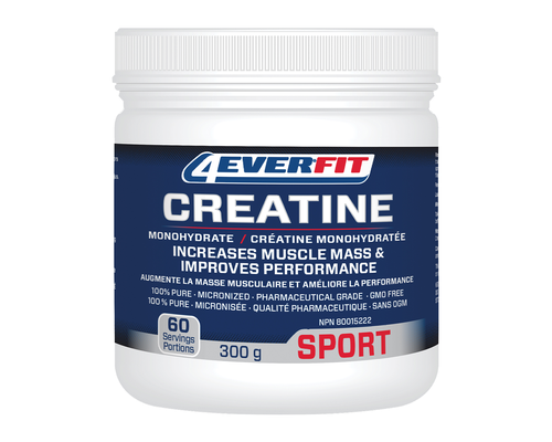 4EverFit Creatine Powder Unflavoured - Increases Muscle Mass & Improves Performance 300g