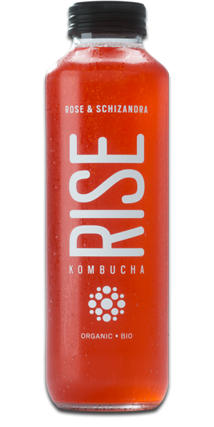 Rise Organic Kambucha (Rose & Schizandra) 355ml