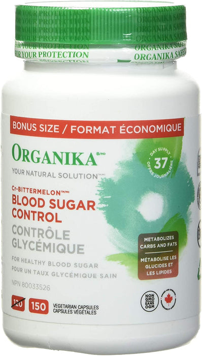 Organika - Bittermelon Blood Sugar Control 150 Vegecaps
