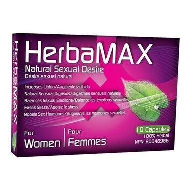 HerbaMax - Extra Strength (Natural Sexual Desire) 10 Capsules
