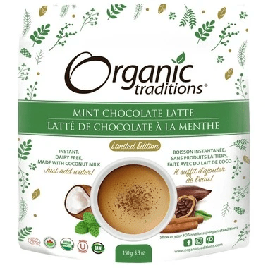 Organic Traditions Mint Chocolate Latte 150g
