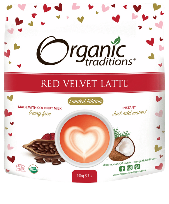 Organic Traditions Red Velvet Latte (Dairy Free) 150g