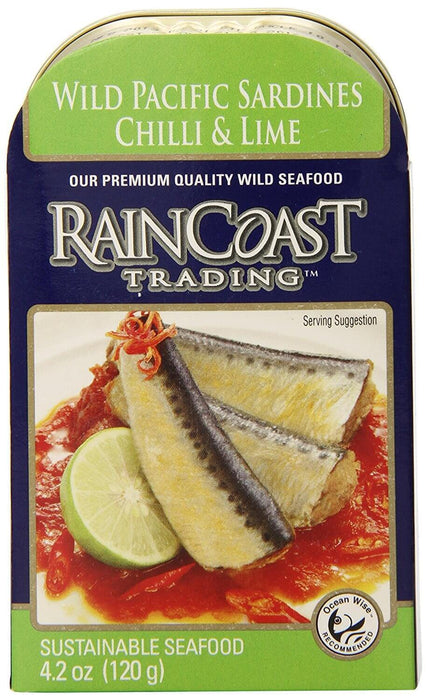 Raincoast Trading - Wild Pacific Sardines - Chilli and Lime 120g