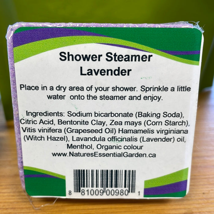 Natures Essential Garden Shower Steamer - Lavender 1 BAR