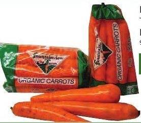 Fountainview Farms Organic Carrots 5lb Bag