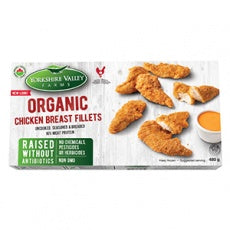 Organic Breaded Chicken Breast Fillets 480G