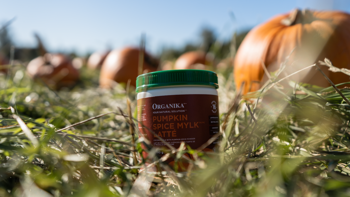 Organika's limited edition Pumpkin Spice Mylk Latte