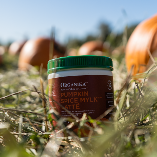 Organika's limited edition Pumpkin Spice Mylk Latte