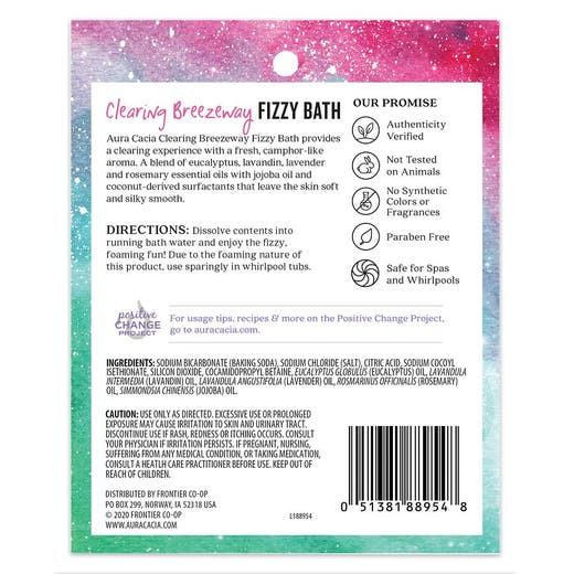Aura Cacia Fizzy Bath Clearing 70.9g