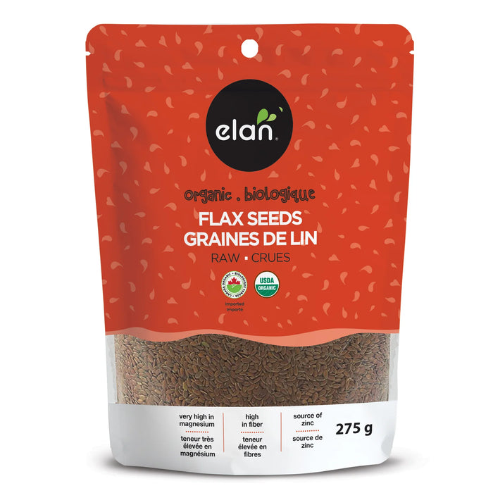 Elan Organic Flax Seeds - Raw 275g