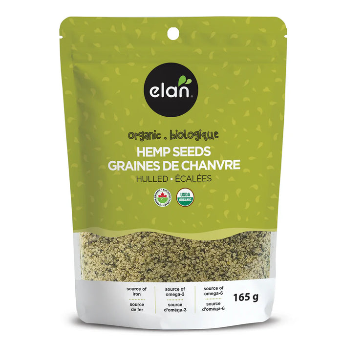 Elan Organic Hemp Seeds - Hulled 165g