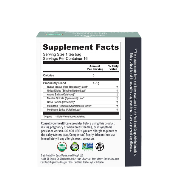 Earth Mma Organic Third Trimester Tea  16 tea bags