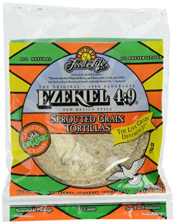 Food For Life Ezekiel 4:9 Organic Sprouted Whole Grain Tortillas 340g