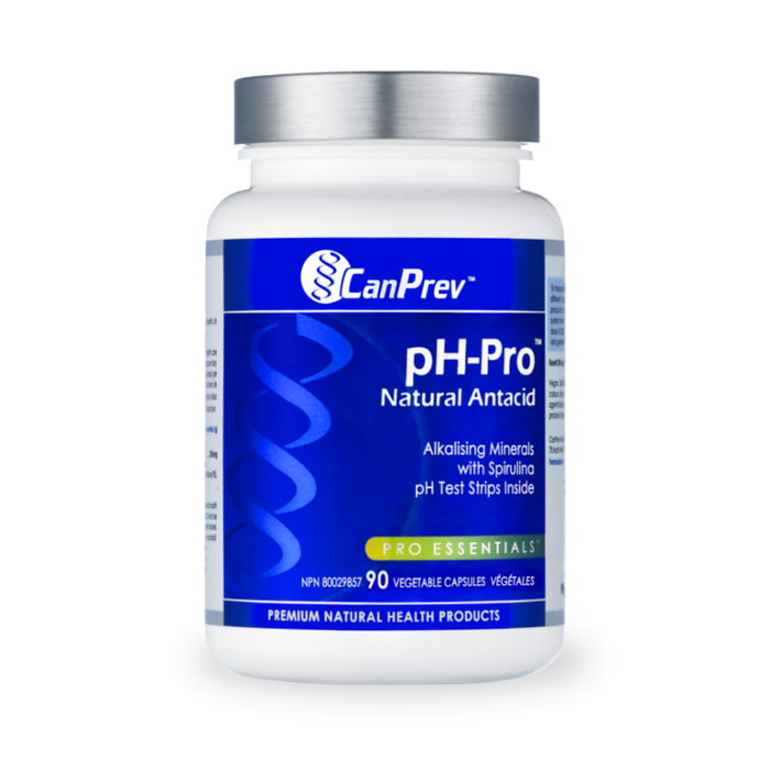 CanPrev pH-Pro Natural Antacid 90vegiecaps