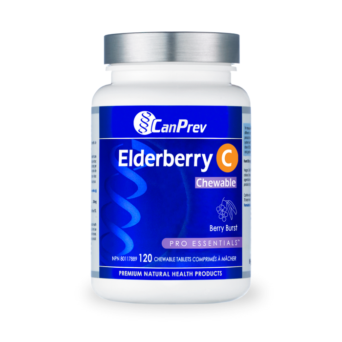 Can Prev Elderberry C Chewable (Berry Burst Flavour) 120vegiecaps