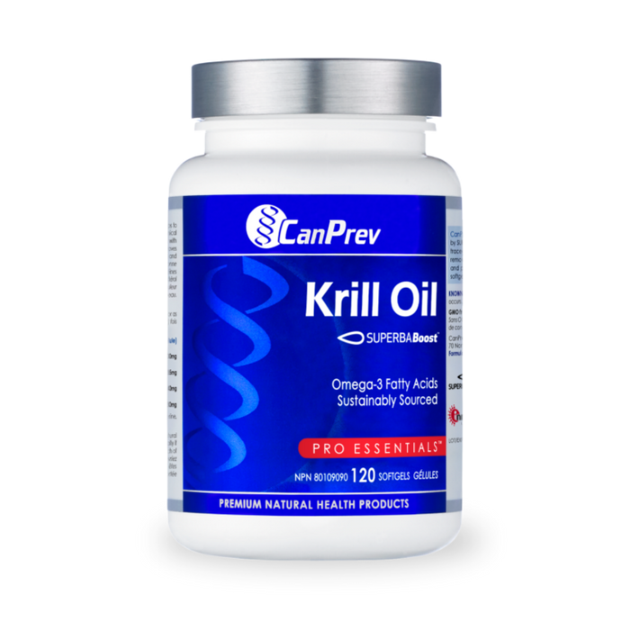 CanPrev Krill Oil Omega-3 Fatty Acids - 120 softgels 120sftgls