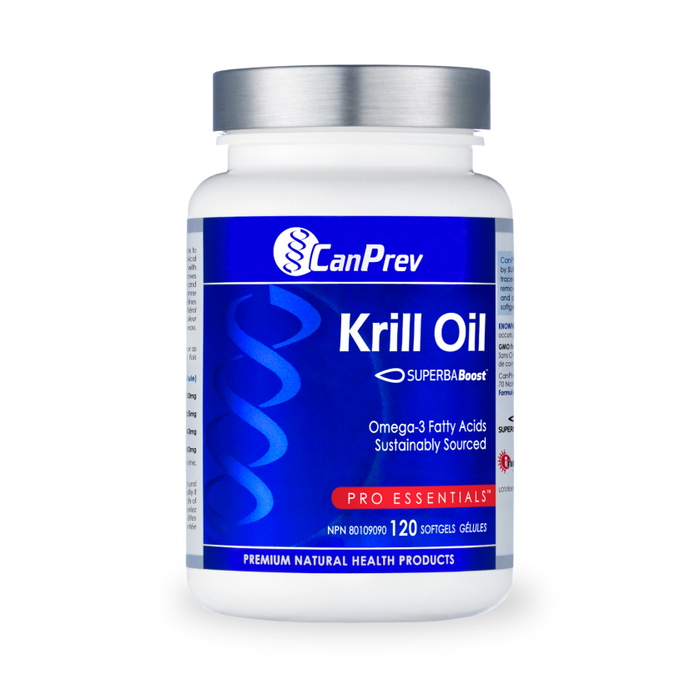 CanPrev Krill Oil Eco-Harvested & Sustainable 120softgels