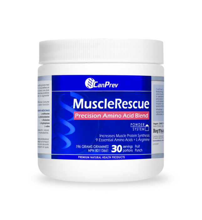 CanPrev Muscle Rescue Precision Amino Acid Blend Powder (Fruit Punch Flavour) 196g