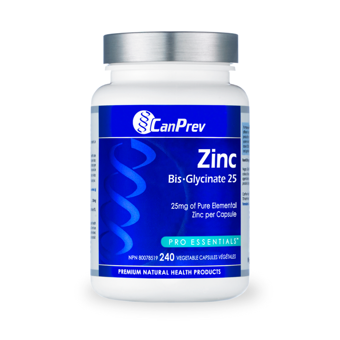 CanPrev Zinc Bis-Glycinate 25 mg 240 vcaps 240vcaps