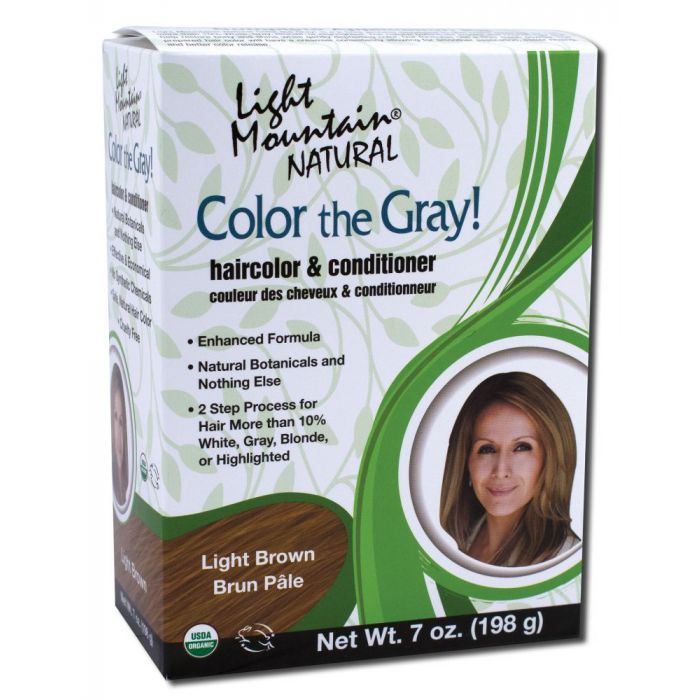Light Mountain Colour the Gray Haircolour - Light Brown 198g