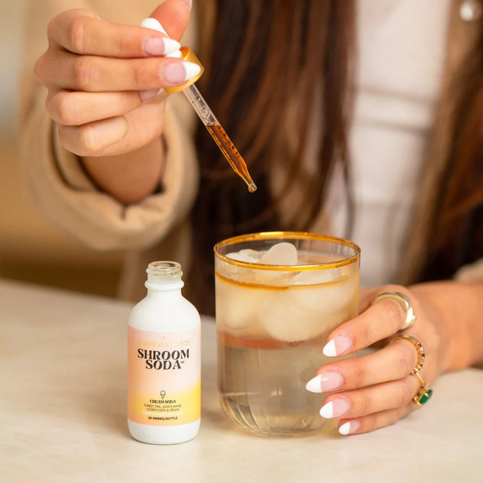 Ananda Elixirs Shroom Soda Cream Soda – Functional Mushroom Beverage (60ml)