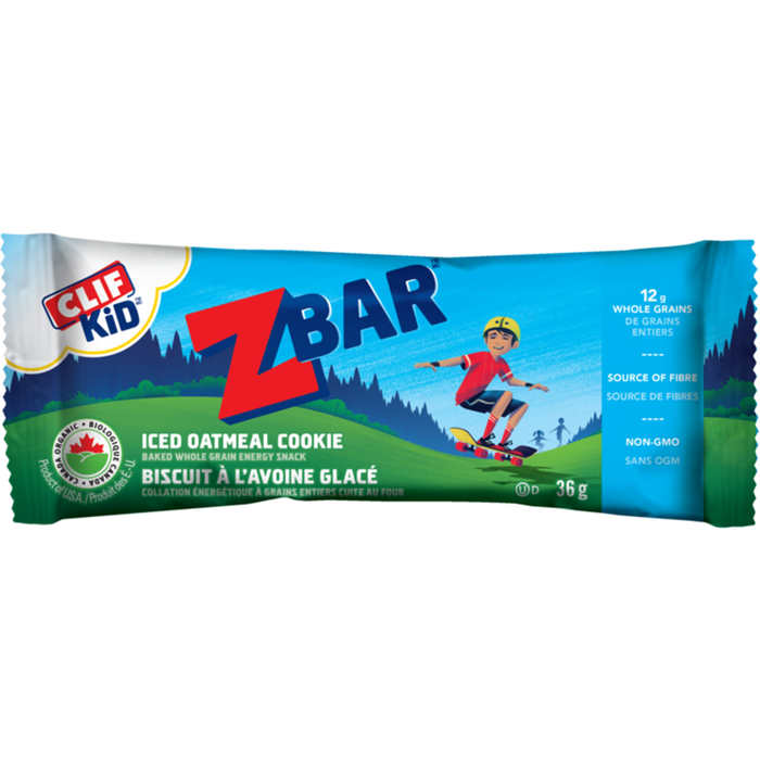 Clif Kid Z Bar Iced Oatmeal Cookie Baked Whole Grain Energy Snack Bars 5X36g