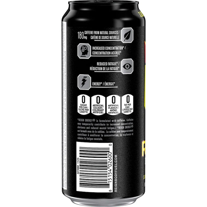 Reign Energy Drink – Cherry Limeade, Zero Sugar Performance Beverage (473ml)